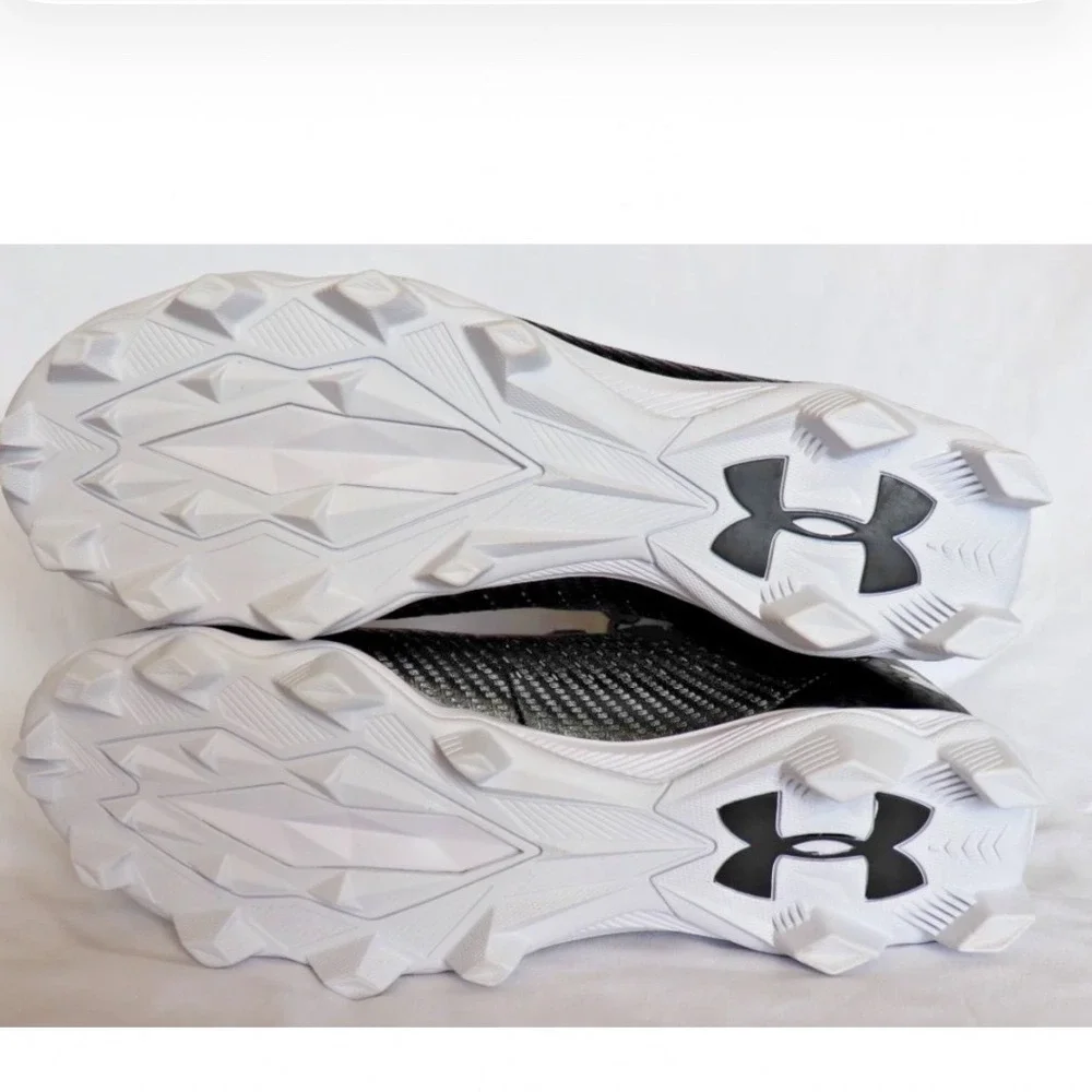Under Armour Highlight Hammer MC Football Cleats Black White 3027300001 Mens 8.5